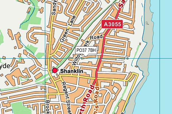 PO37 7BH map - OS VectorMap District (Ordnance Survey) PO37 7BH map - OS VectorMap District (Ordnance Survey)