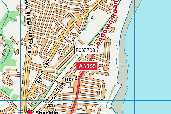 PO37 7DB map - OS VectorMap District (Ordnance Survey) PO37 7DB map - OS VectorMap District (Ordnance Survey)