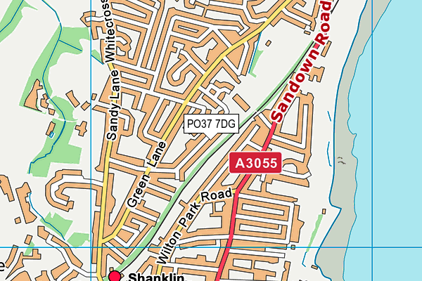 PO37 7DG map - OS VectorMap District (Ordnance Survey) PO37 7DG map - OS VectorMap District (Ordnance Survey)