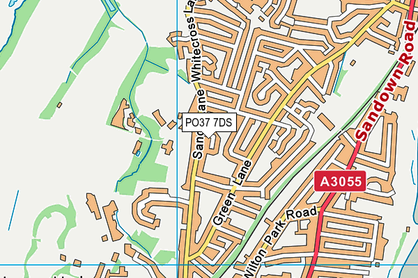 PO37 7DS map - OS VectorMap District (Ordnance Survey) PO37 7DS map - OS VectorMap District (Ordnance Survey)