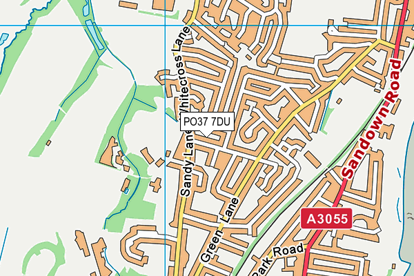 PO37 7DU map - OS VectorMap District (Ordnance Survey) PO37 7DU map - OS VectorMap District (Ordnance Survey)