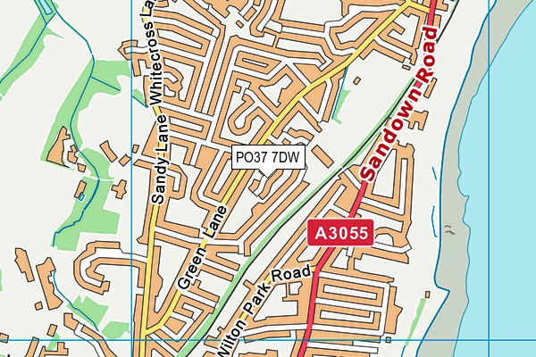PO37 7DW map - OS VectorMap District (Ordnance Survey) PO37 7DW map - OS VectorMap District (Ordnance Survey)