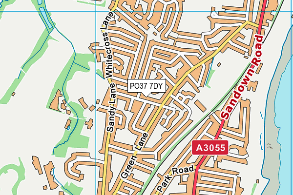 PO37 7DY map - OS VectorMap District (Ordnance Survey) PO37 7DY map - OS VectorMap District (Ordnance Survey)