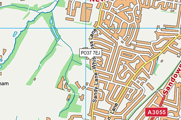 PO37 7EJ map - OS VectorMap District (Ordnance Survey) PO37 7EJ map - OS VectorMap District (Ordnance Survey)
