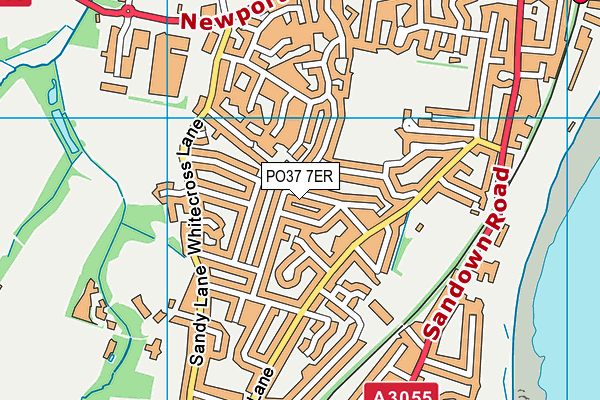 PO37 7ER map - OS VectorMap District (Ordnance Survey) PO37 7ER map - OS VectorMap District (Ordnance Survey)