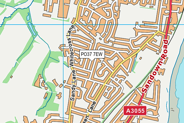 PO37 7EW map - OS VectorMap District (Ordnance Survey) PO37 7EW map - OS VectorMap District (Ordnance Survey)