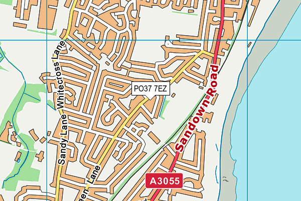 PO37 7EZ map - OS VectorMap District (Ordnance Survey) PO37 7EZ map - OS VectorMap District (Ordnance Survey)