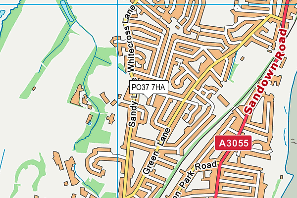 PO37 7HA map - OS VectorMap District (Ordnance Survey) PO37 7HA map - OS VectorMap District (Ordnance Survey)