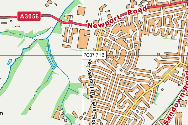 PO37 7HB map - OS VectorMap District (Ordnance Survey) PO37 7HB map - OS VectorMap District (Ordnance Survey)