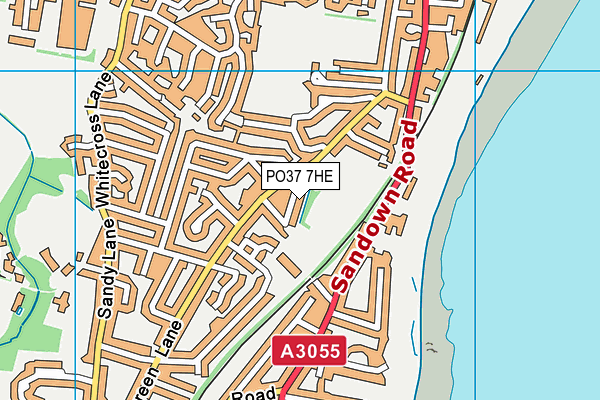PO37 7HE map - OS VectorMap District (Ordnance Survey) PO37 7HE map - OS VectorMap District (Ordnance Survey)