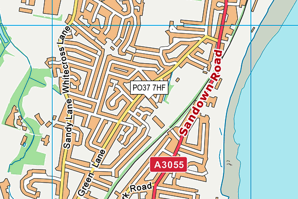 PO37 7HF map - OS VectorMap District (Ordnance Survey) PO37 7HF map - OS VectorMap District (Ordnance Survey)