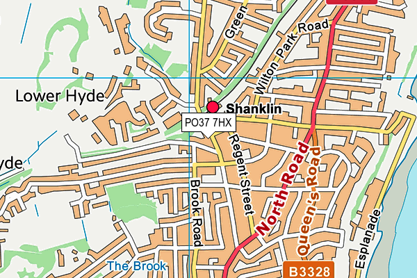 PO37 7HX map - OS VectorMap District (Ordnance Survey) PO37 7HX map - OS VectorMap District (Ordnance Survey)