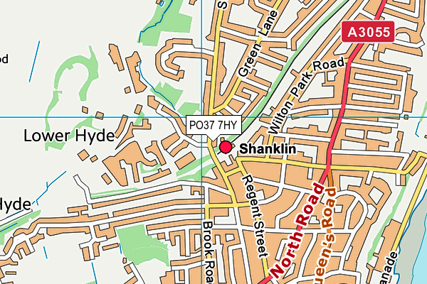 PO37 7HY map - OS VectorMap District (Ordnance Survey)