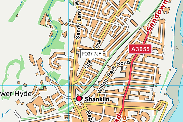 PO37 7JF map - OS VectorMap District (Ordnance Survey) PO37 7JF map - OS VectorMap District (Ordnance Survey)