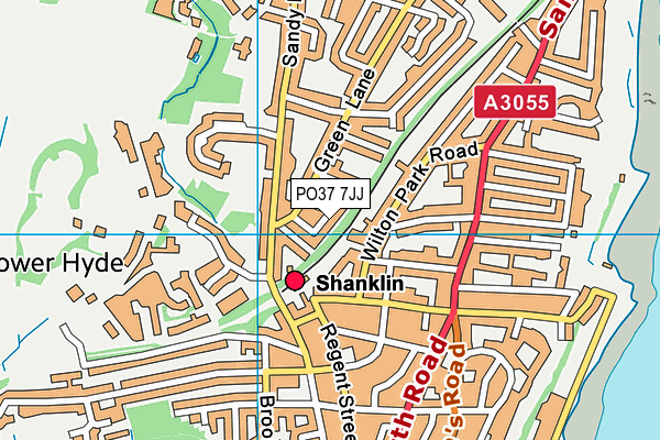 PO37 7JJ map - OS VectorMap District (Ordnance Survey) PO37 7JJ map - OS VectorMap District (Ordnance Survey)
