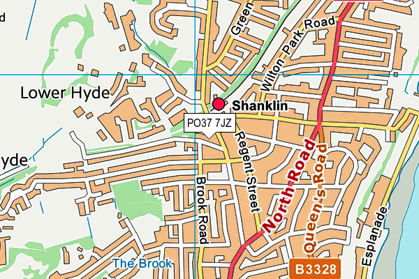 PO37 7JZ map - OS VectorMap District (Ordnance Survey) PO37 7JZ map - OS VectorMap District (Ordnance Survey)