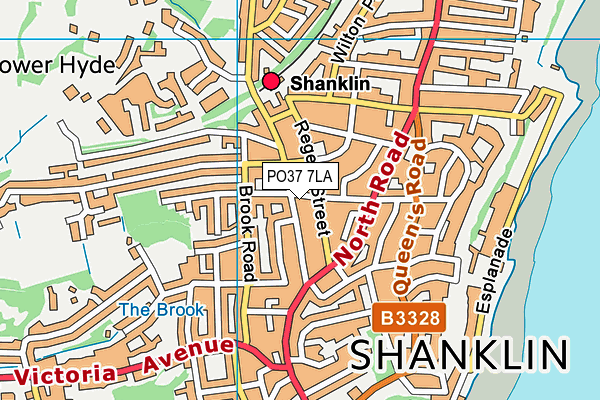 PO37 7LA map - OS VectorMap District (Ordnance Survey) PO37 7LA map - OS VectorMap District (Ordnance Survey)