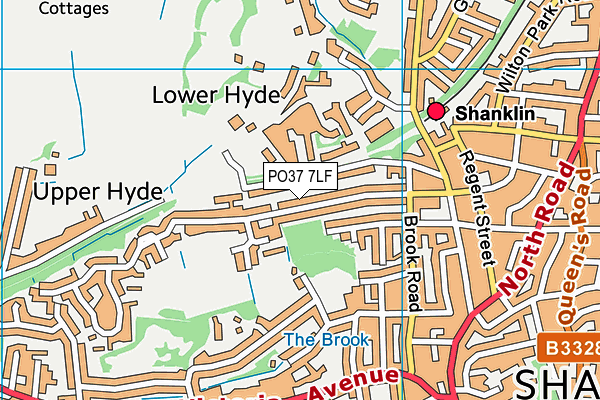 PO37 7LF map - OS VectorMap District (Ordnance Survey) PO37 7LF map - OS VectorMap District (Ordnance Survey)