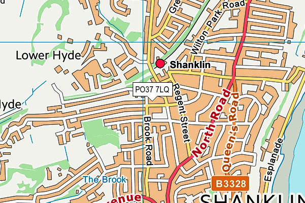 PO37 7LQ map - OS VectorMap District (Ordnance Survey) PO37 7LQ map - OS VectorMap District (Ordnance Survey)