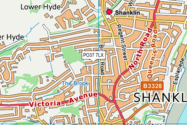 PO37 7LX map - OS VectorMap District (Ordnance Survey) PO37 7LX map - OS VectorMap District (Ordnance Survey)