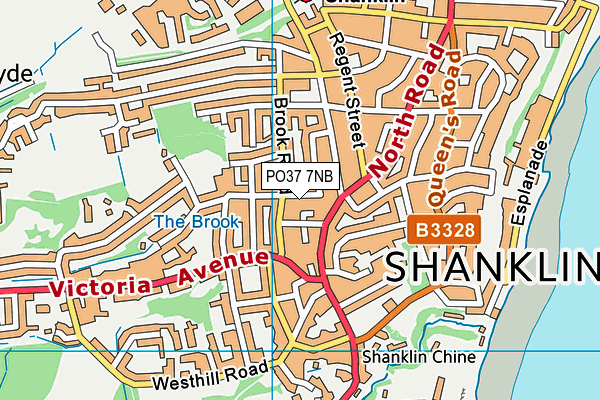 PO37 7NB map - OS VectorMap District (Ordnance Survey) PO37 7NB map - OS VectorMap District (Ordnance Survey)