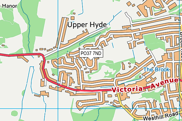 PO37 7ND map - OS VectorMap District (Ordnance Survey) PO37 7ND map - OS VectorMap District (Ordnance Survey)