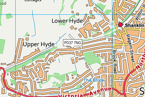 PO37 7NG map - OS VectorMap District (Ordnance Survey) PO37 7NG map - OS VectorMap District (Ordnance Survey)