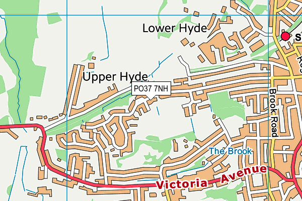 PO37 7NH map - OS VectorMap District (Ordnance Survey) PO37 7NH map - OS VectorMap District (Ordnance Survey)