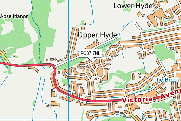 PO37 7NL map - OS VectorMap District (Ordnance Survey) PO37 7NL map - OS VectorMap District (Ordnance Survey)