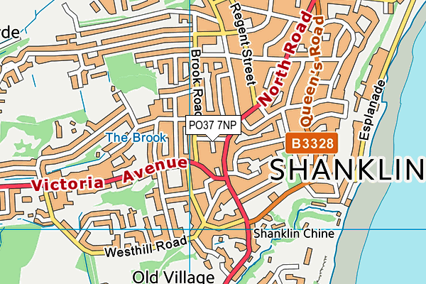 PO37 7NP map - OS VectorMap District (Ordnance Survey) PO37 7NP map - OS VectorMap District (Ordnance Survey)