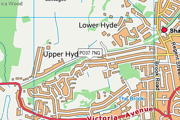 PO37 7NQ map - OS VectorMap District (Ordnance Survey) PO37 7NQ map - OS VectorMap District (Ordnance Survey)