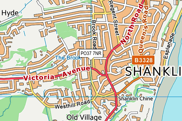 PO37 7NR map - OS VectorMap District (Ordnance Survey) PO37 7NR map - OS VectorMap District (Ordnance Survey)