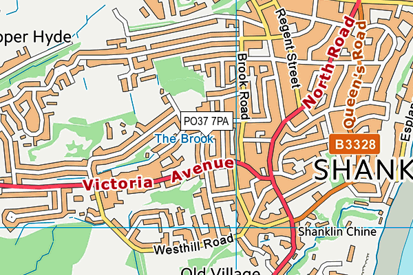 PO37 7PA map - OS VectorMap District (Ordnance Survey) PO37 7PA map - OS VectorMap District (Ordnance Survey)