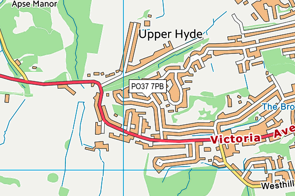 PO37 7PB map - OS VectorMap District (Ordnance Survey) PO37 7PB map - OS VectorMap District (Ordnance Survey)