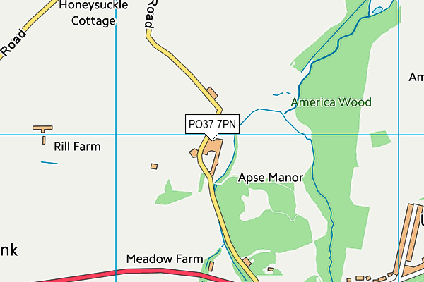 PO37 7PN map - OS VectorMap District (Ordnance Survey) PO37 7PN map - OS VectorMap District (Ordnance Survey)