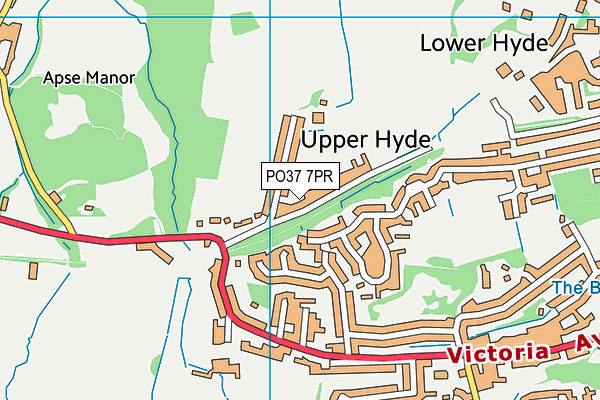 PO37 7PR map - OS VectorMap District (Ordnance Survey) PO37 7PR map - OS VectorMap District (Ordnance Survey)