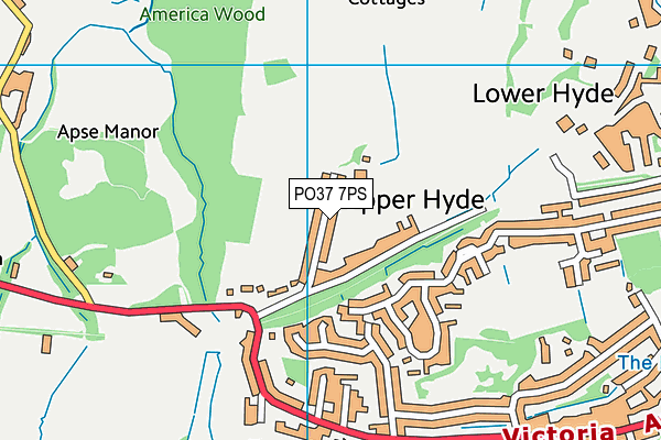PO37 7PS map - OS VectorMap District (Ordnance Survey) PO37 7PS map - OS VectorMap District (Ordnance Survey)