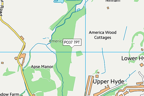 PO37 7PT map - OS VectorMap District (Ordnance Survey) PO37 7PT map - OS VectorMap District (Ordnance Survey)