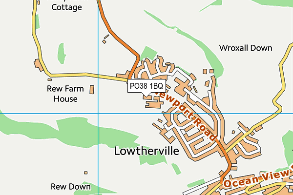 PO38 1BQ map - OS VectorMap District (Ordnance Survey) PO38 1BQ map - OS VectorMap District (Ordnance Survey)