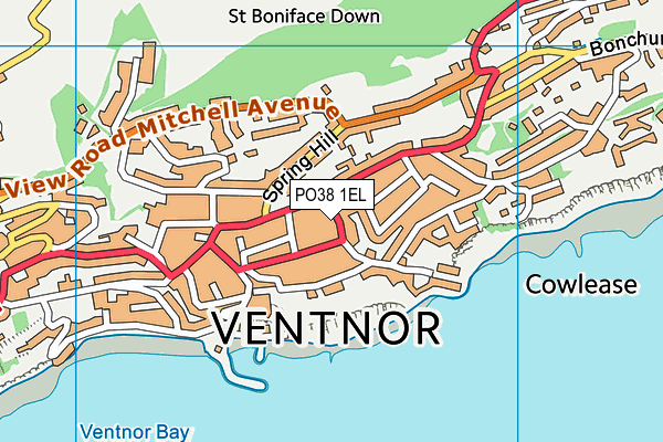 PO38 1EL map - OS VectorMap District (Ordnance Survey) PO38 1EL map - OS VectorMap District (Ordnance Survey)