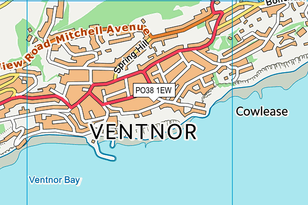PO38 1EW map - OS VectorMap District (Ordnance Survey) PO38 1EW map - OS VectorMap District (Ordnance Survey)