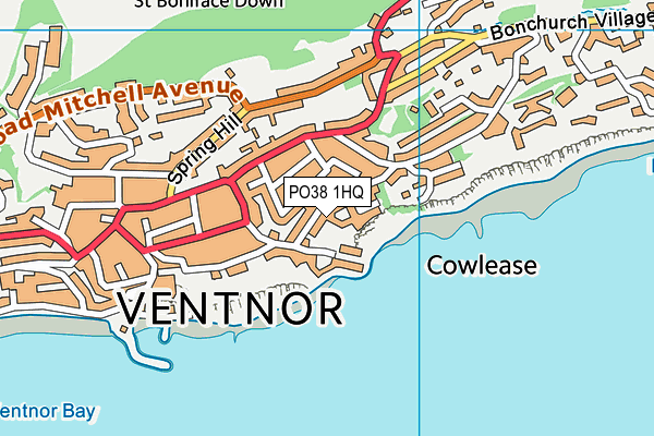 PO38 1HQ map - OS VectorMap District (Ordnance Survey) PO38 1HQ map - OS VectorMap District (Ordnance Survey)