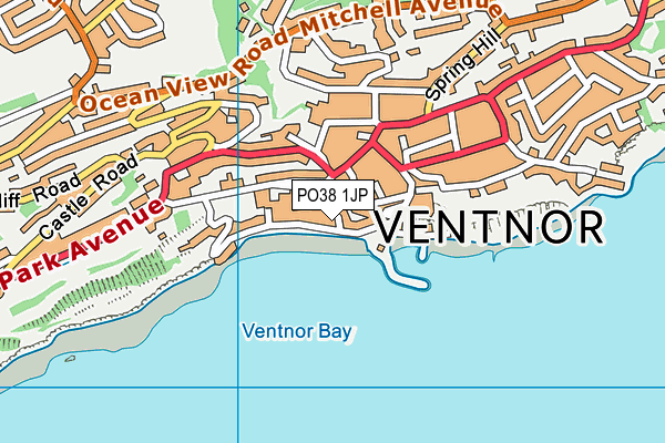 PO38 1JP map - OS VectorMap District (Ordnance Survey) PO38 1JP map - OS VectorMap District (Ordnance Survey)