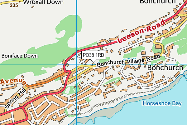 PO38 1RD map - OS VectorMap District (Ordnance Survey) PO38 1RD map - OS VectorMap District (Ordnance Survey)