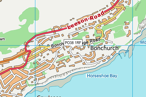 PO38 1RF map - OS VectorMap District (Ordnance Survey) PO38 1RF map - OS VectorMap District (Ordnance Survey)