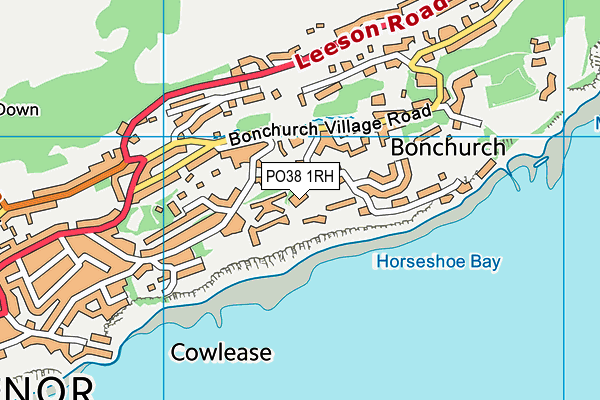 PO38 1RH map - OS VectorMap District (Ordnance Survey) PO38 1RH map - OS VectorMap District (Ordnance Survey)