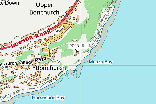 PO38 1RL map - OS VectorMap District (Ordnance Survey) PO38 1RL map - OS VectorMap District (Ordnance Survey)