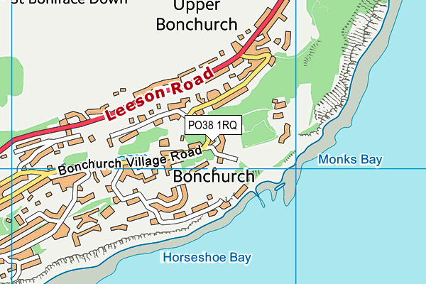 PO38 1RQ map - OS VectorMap District (Ordnance Survey) PO38 1RQ map - OS VectorMap District (Ordnance Survey)