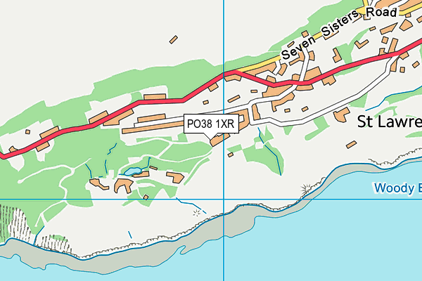 PO38 1XR map - OS VectorMap District (Ordnance Survey) PO38 1XR map - OS VectorMap District (Ordnance Survey)