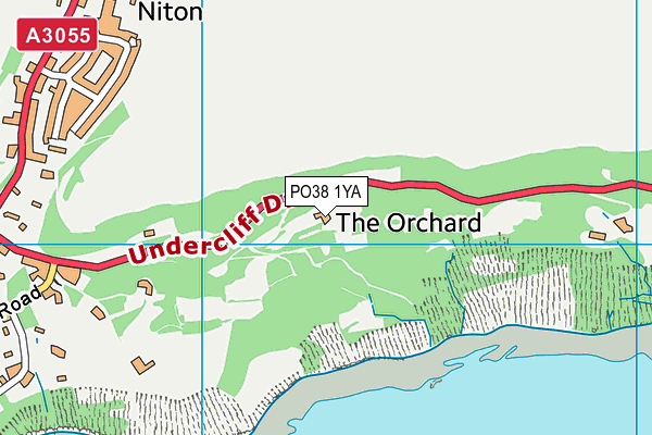 PO38 1YA map - OS VectorMap District (Ordnance Survey) PO38 1YA map - OS VectorMap District (Ordnance Survey)
